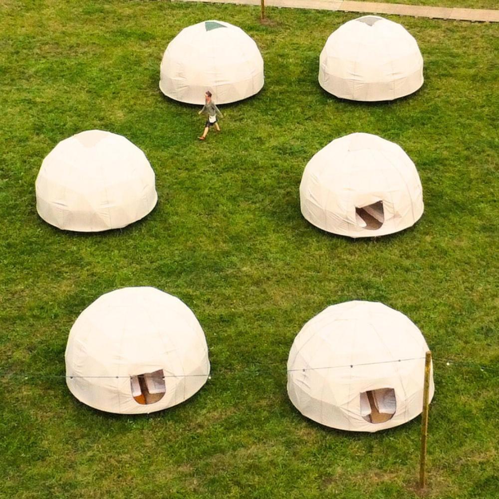 Oktoberfest Wiesn Camp Lodge Мюнхен Екстериор снимка